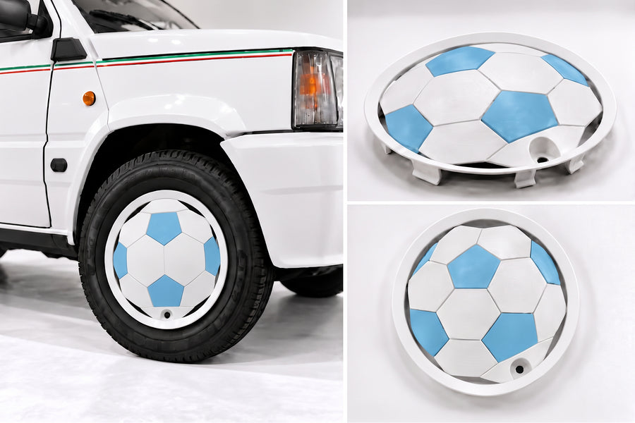Copricerchi Fiat Panda Italia '90 – Biancoceleste Laziale | Panda da Tifoso