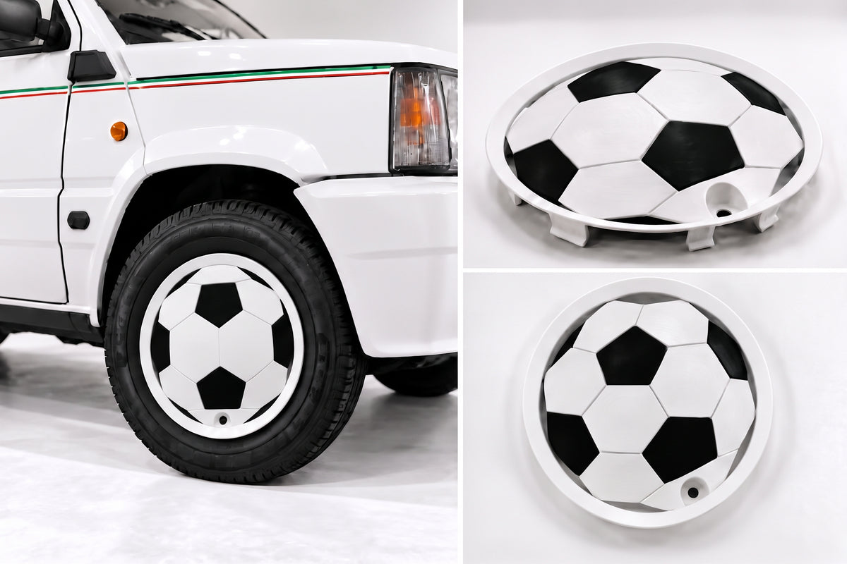 Copricerchi Fiat Panda Italia '90 – Bianconero Torino | Panda da Tifoso